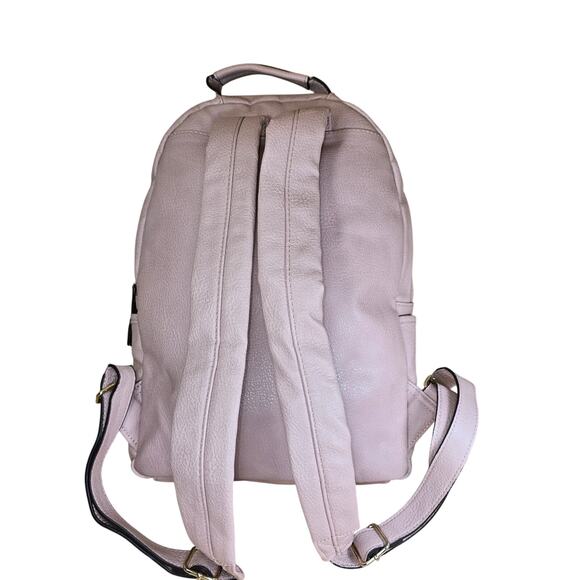 Steve Madden Pebbled Padded Fullsize Backpack 17x14x5. Gold Hardware. - Picture 2 of 8